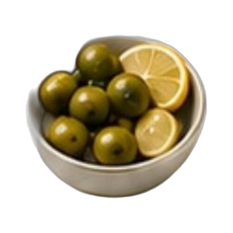Ձիթապտուղ, կիտրոնով